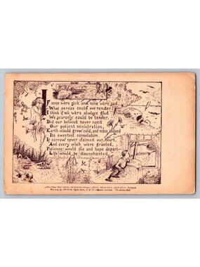 Vintage Postcard Lot (7) Early 1900s Stamped & Unused